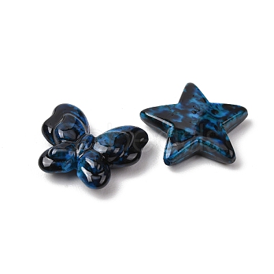 Opaque Acrylic Beads OACR-Z041-02-1