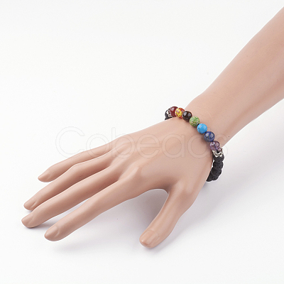 Chakra Jewelry BJEW-JB03518-01-1