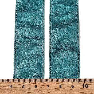 Imitation Leather Polyester Ribbon X1-DIY-R050-02G-1
