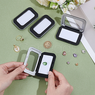 ABS Plastic Loose Diamond Storage Boxes with Visible Window Lid AJEW-WH0609-746A-02-1