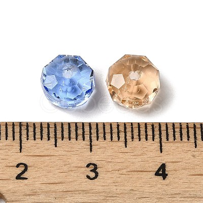 Transparent K9 Glass Beads GLAA-E048-01-1