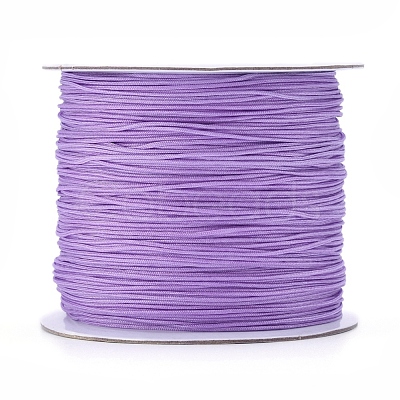 Nylon Braided Cord for Woven Jewelry Making Macrame Craft NWIR-D055-0.6mm-08-1
