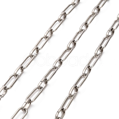 304 Stainless Steel Oval Link Chains CHS-A016-71P-A-1