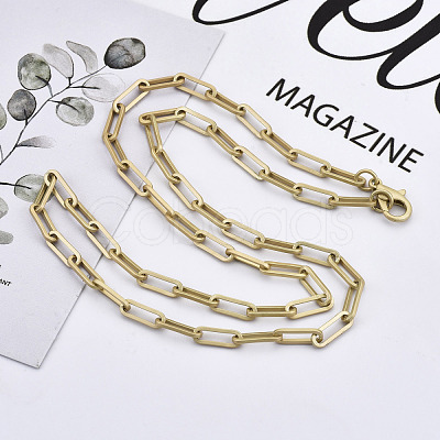 Brass Paperclip Chains MAK-S072-14A-MG-1