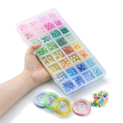 DIY Candy Color Bracelet Making Kit DIY-YW0006-39-1