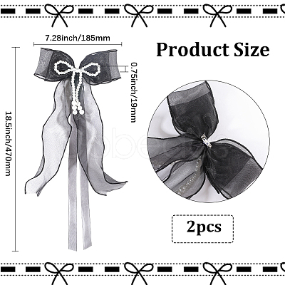 Bowknot Lace Brooches for Clothes JEWB-WH20014-06D-1