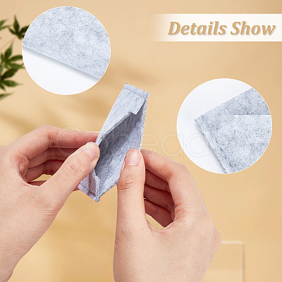 4Pcs 4 Colors Wool Felt Envelope Purse Insert Organizer FIND-WR0006-71A-1