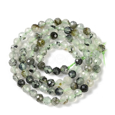 Natural Prehnite Beads Strands G-G139-A17-03-1