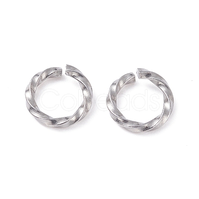 Tarnish Resistant 304 Stainless Steel Open Jump Rings STAS-F191-12P-B-1