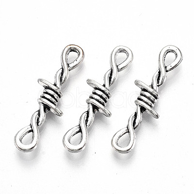 Tibetan Style Alloy Links/Connector X-TIBE-S323-097AS-RS-1