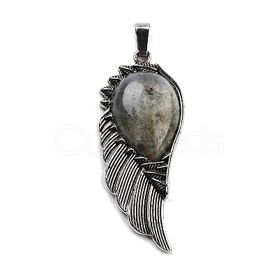 Natural Labradorite Big Pendants G-G112-02AS-05-1