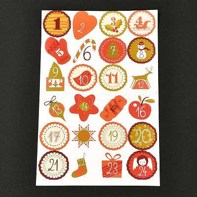 Christmas Theme Stickers DIY-XCP0001-45-1