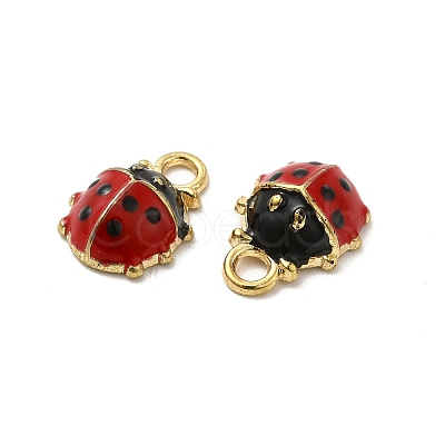 Alloy Enamel Charms ENAM-J650-04G-1