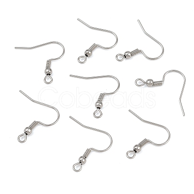 Tarnish Resistant 304 Stainless Steel Earring Hooks STAS-R044-1