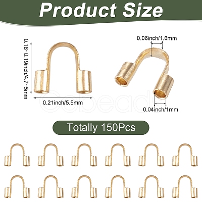 150Pcs 304 Surgical Stainless Steel Wire Guardian and Protectors STAS-TA0006-35B-G-1
