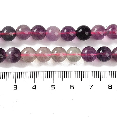 Natural Fluorite Beads Strands G-P530-B09-03-1