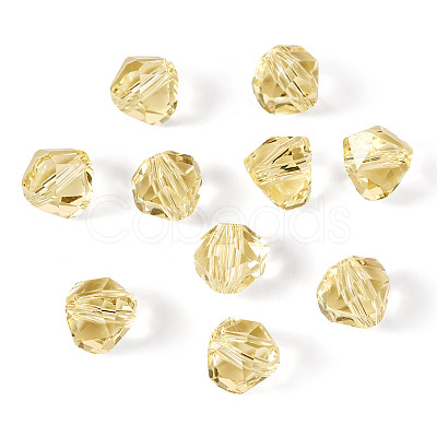 10Pcs Glass Imitation Austrian Crystal Beads GLAA-TADJ0001-11H-1