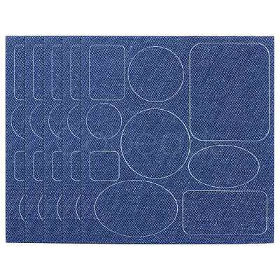 5 Sheets Denim Self-adhesive Patches PATC-TA0001-61D-1