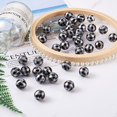 Natural Wooden Beads WOOD-TAC0010-05J-1