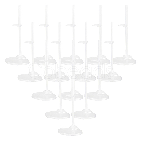 Plastic Assembled Doll Holders ODIS-WH0025-175-1