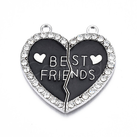 Alloy Enamel Split Pendant ENAM-S130-25A-1