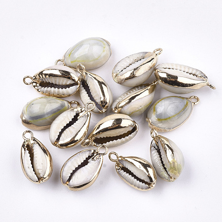 Cowrie Shell Pendants X-SSHEL-T005-13-1