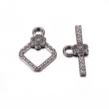 Tibetan Style Toggle Clasps LS-TIBEB-A101564-B-LF-1