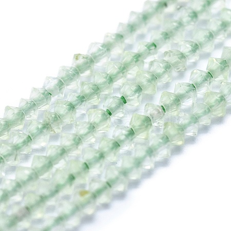 Natural Prehnite Beads Strands G-E530-14E-1