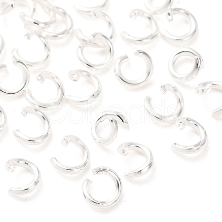 Brass Open Jump Rings KK-G604-08S-14-1