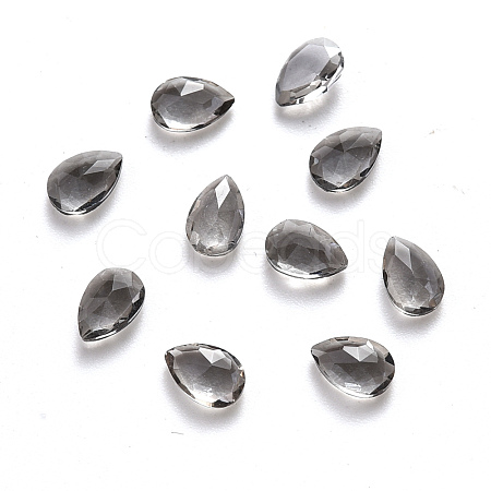 Teardrop Transparent Glass Cabochons MRMJ-T009-148B-1