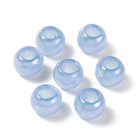 Opaque Acrylic Beads OACR-C008-01C-1