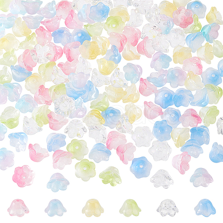 6 Colors Handmade Lampwork Beads LAMP-AN0001-01-1