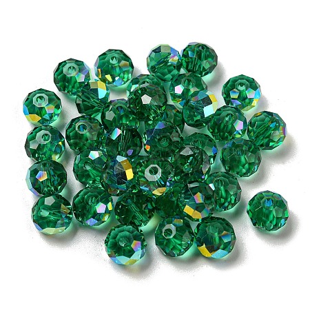 Electroplate Glass Beads EGLA-Z004-01B-08-1