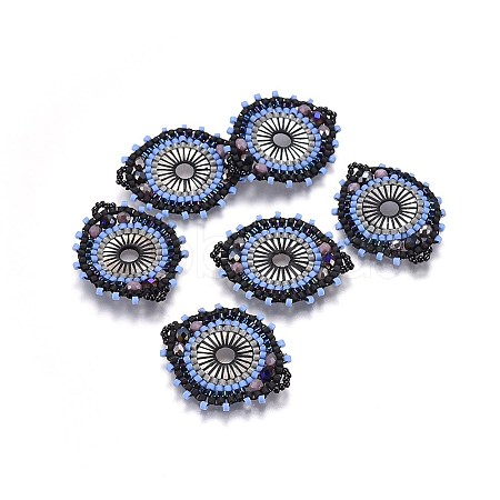 MIYUKI & TOHO Handmade Japanese Seed Beads Links SEED-A029-DA09-1