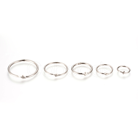 Iron Loose Leaf Book Binder Hinged Rings X-IFIN-T004-03P-1