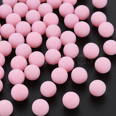 Opaque Acrylic Beads PAB702Y-B01-02-1