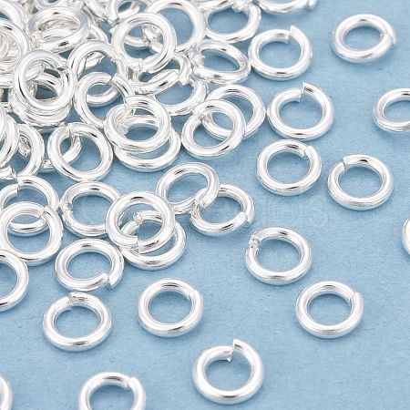 Rack Plating Brass Open Jump Rings KK-O139-18N-S-1