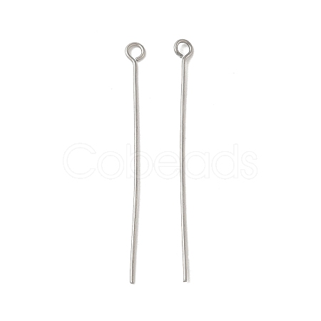 304 Stainless Steel Eye Pins STAS-K293-13P-0.6x40mm-1
