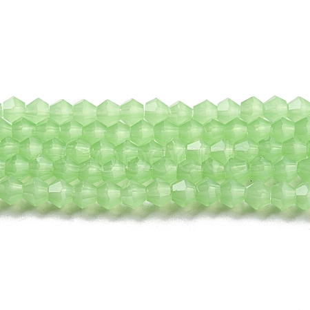 Imitation Jade Glass Beads Strands EGLA-A039-J2mm-D01-1