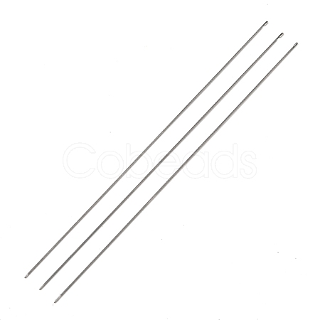 Steel Beading Needles with Hook for Bead Spinner TOOL-C009-01B-06-1