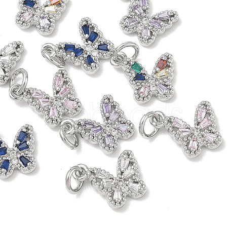 SHEGRACE Brass Pave Clear Cubic Zirconia Pendants XGRQ3Q490-628P-1