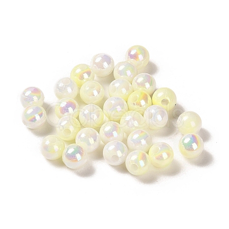 Opaque Acrylic Beads OACR-Z016-01B-13-1
