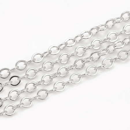 Brass Cable Chains X-CHC-S003-08P-1