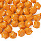 Opaque Acrylic Beads, Twist, Orange, 14.5x14x14mm, Hole: 1.6mm, about 390pcs/500g