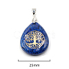 Natural Lapis Lazuli Pendant Necklaces FS-WG13773-04-2