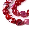 Dyed Natural Agate Beads Strands G-T138-229A-3