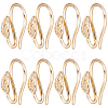 30Pcs Brass Earring Hooks KK-BBC0011-93-1