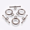 CCB Plastic Toggle Clasps CCB-J027-77B-2