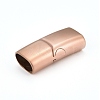 304 Stainless Steel Magnetic Clasps with Glue-in Ends STAS-F130-39R-2