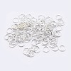 925 Sterling Silver Saw Cut Open Jump Rings STER-F036-02S-0.9x8mm-1